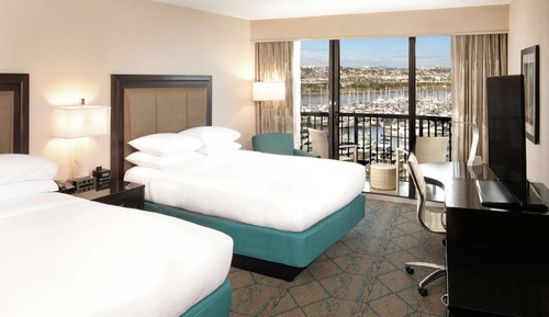 Superior Room, 2 Queen Beds, Marina View, High Floor