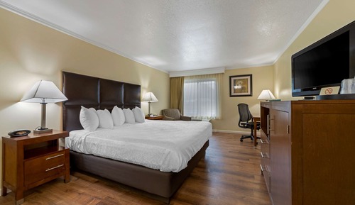Standard Room, 1 King Bed, Non Smoking, Refrigerator & Microwave