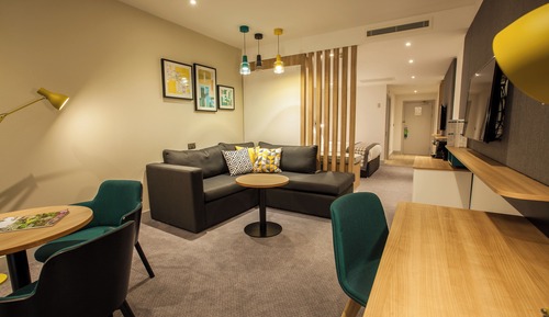 Suite, 1 King Bed with Sofa bed