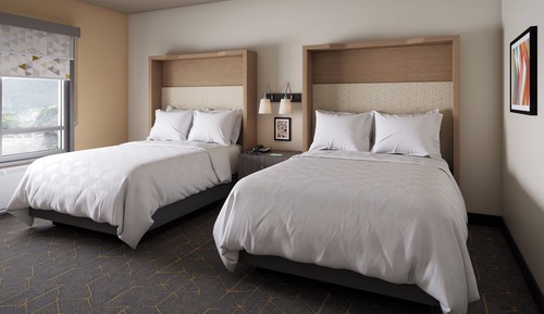 Standard Room, 2 Queen Beds, Courtyard View