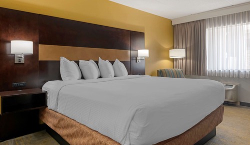 Standard Room, 1 King Bed, Smoking, Refrigerator & Microwave
