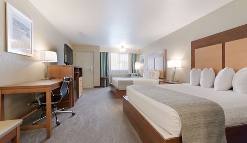 Standard Room, 2 Queen Beds, Non Smoking, Refrigerator & Microwave