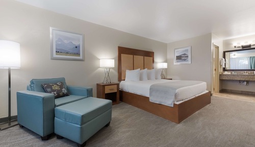 Standard Room, 1 King Bed, Refrigerator & Microwave, Poolside