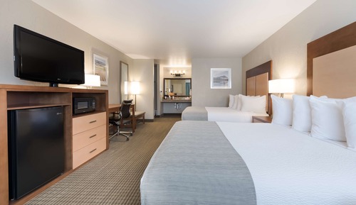 Standard Room, 2 Queen Beds, Refrigerator & Microwave