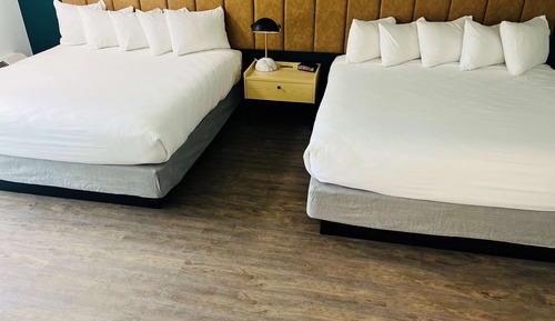 Standard Room, Multiple Beds, Refrigerator & Microwave, Courtyard View