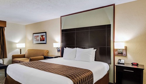 Standard Room, 1 King Bed, Non Smoking, Refrigerator & Microwave
