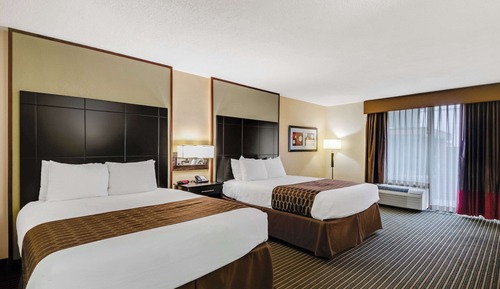 Standard Room, 2 Queen Beds, Smoking, Refrigerator & Microwave