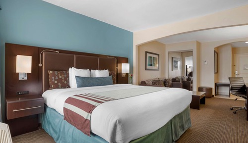 Suite, 1 King Bed, Non Smoking, Refrigerator & Microwave