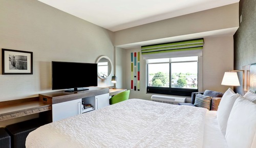 Room, 1 King Bed, Refrigerator & Microwave