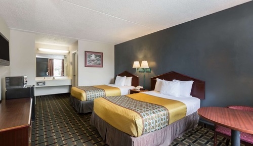 Double Room, 2 Double Beds, Smoking