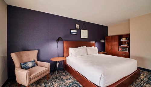 Room, 1 King Bed, Non Smoking (Mobility/Hearing Access, Roll-in Shwr)