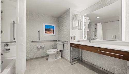 Studio, 1 King Bed, Accessible, Bathtub