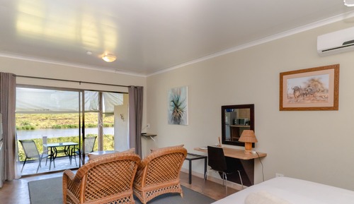 River Front Room With Patio