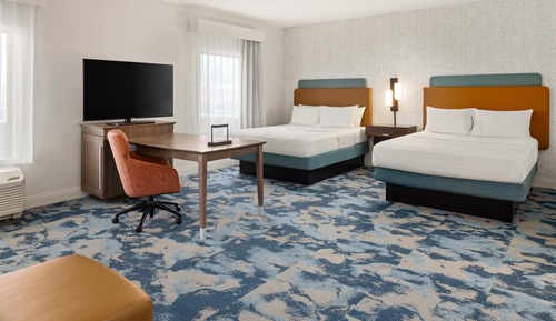 Studio, 2 Queen Beds, Non Smoking, Refrigerator & Microwave (Wet Bar)