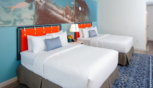 Standard Room, 2 Queen Beds, Roll-in Shower, Non Smoking (Communications, Roll-In Shower)