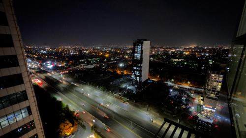 Deluxe One-Bedroom Apartment with City View