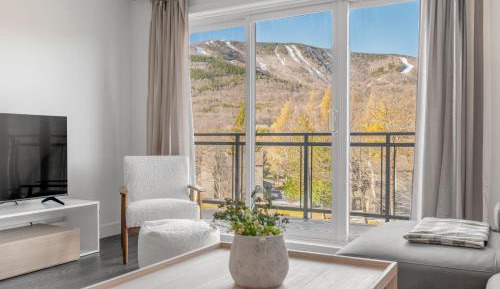 One-Bedroom Apartment with Balcony and Mountain View  