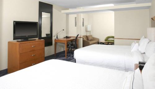 Queen Studio with Two Queen Beds and Sofa Bed