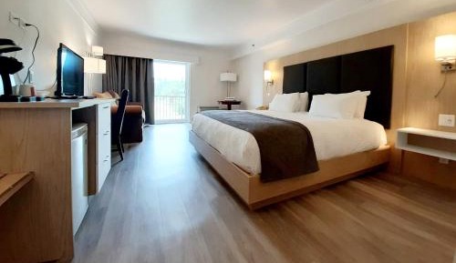 Mountain side view room with 1 King bed