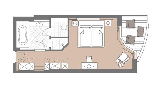 Elegant Nature Double Room with Alpine View