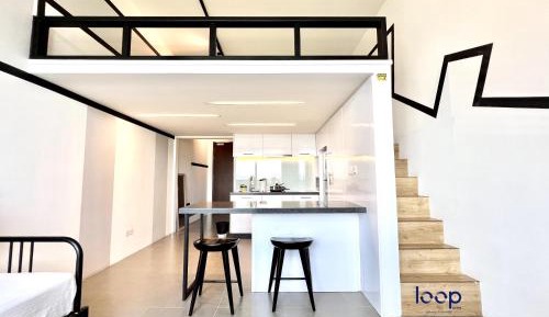 Studio with Balcony