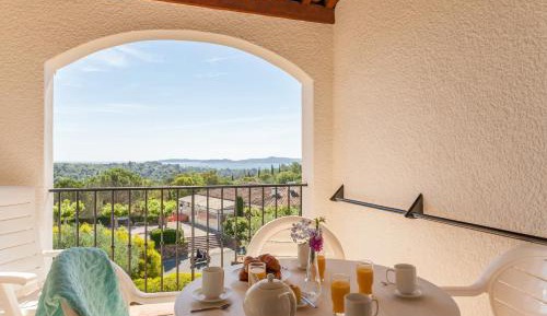 Studio with Sleeping Alcove and Terrace or Balcony (4 People) - Sea view