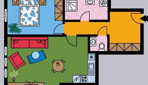 One-Bedroom Attic Apartment