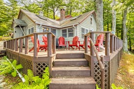 Orland House | Lakefront compound consisting of 3 cottages - close to Acadia!