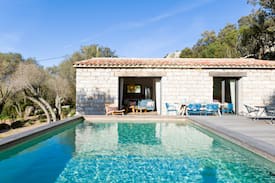Figari Villa | Bergerie Lucia avec piscine chauffée vue mer, clim