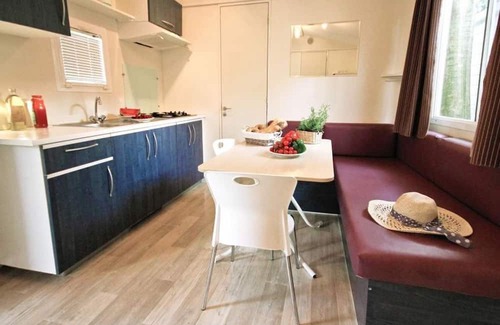 Cologna Spiaggia House | Feriendorf Stork Camping Village Mobilehome Happy Easy für 6 Personen