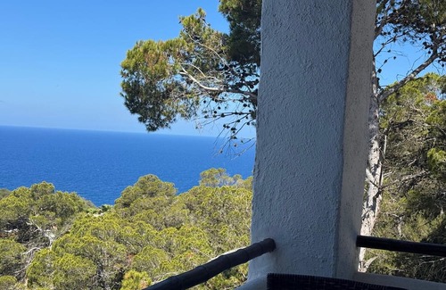 Cala Vadella Apartment | Studio with sea view and private terrace