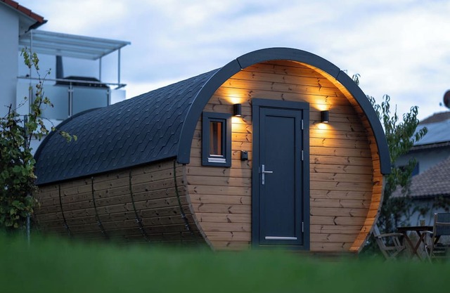 Camping barrel Mündlein in the Franconian wine region