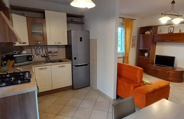 Cozy family apartment, located in a quiet and well-connected area.