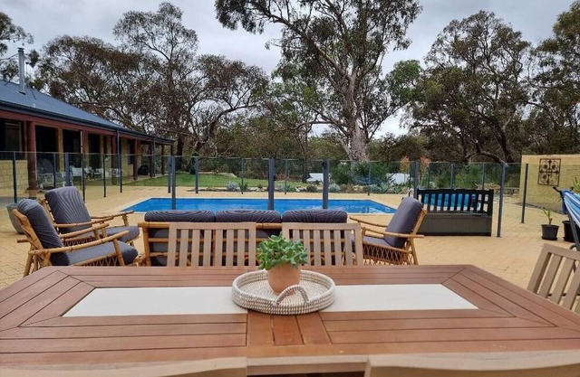Captivating Bush Beach Retreat, Character home on 4 acres, sleeps 8, with a pool