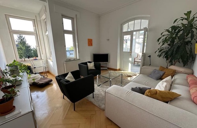 Luxurious flat in an old building with a view of Ulm