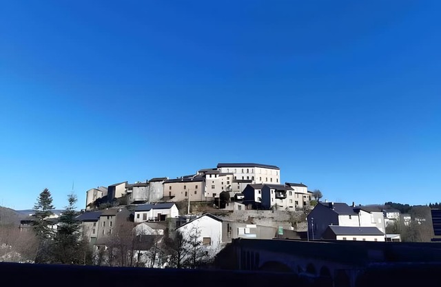 Apartment in the Center of La Salvetat-sur-Agout with Balcony and Mountain View