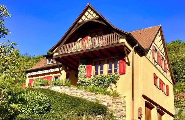 Furnished house 5p in Osenbach Sunny Quiet Exceptional view 25mn from Colmar