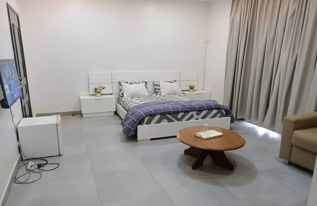 Very spacious room with double bed, private bathroom and balcony