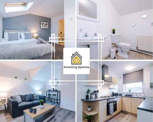 Modern 1-Bedroom Apartment with Free Wi-Fi and Parking by Amazing Spaces Relocations Ltd
